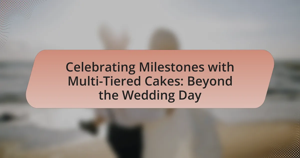 Celebrating Milestones with Multi-Tiered Cakes: Beyond the Wedding Day