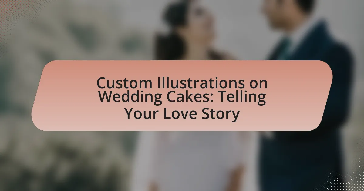 Custom Illustrations on Wedding Cakes: Telling Your Love Story